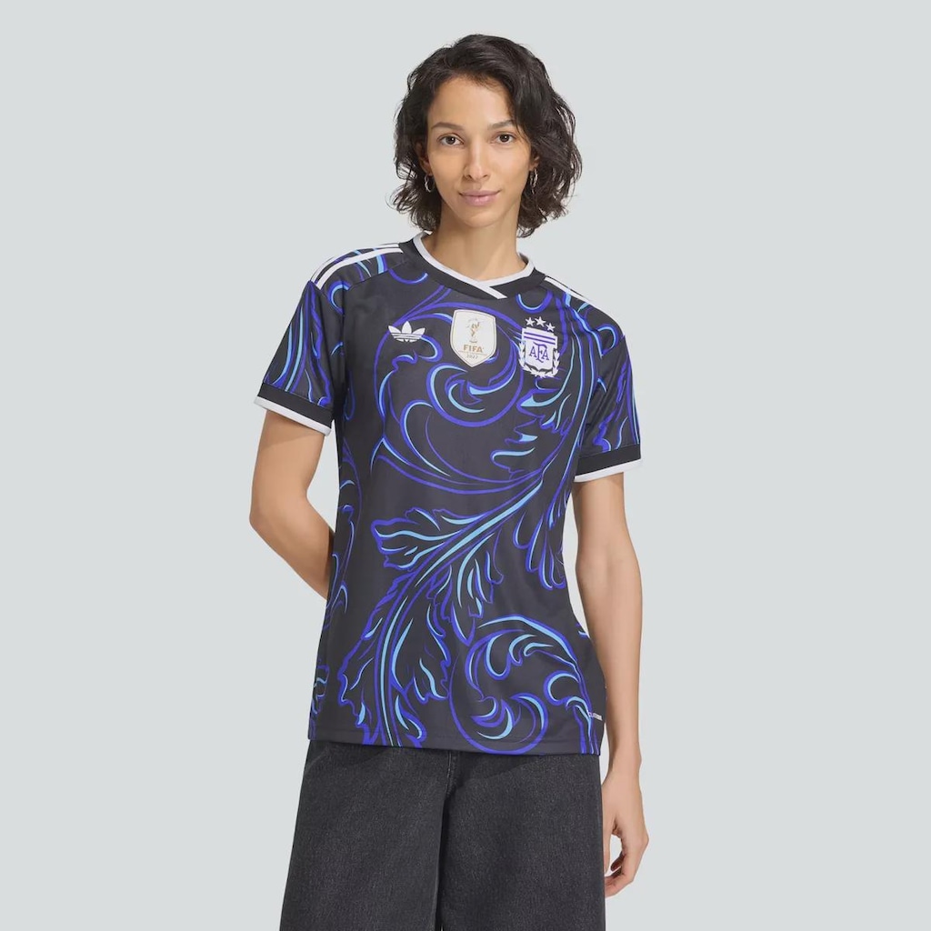 Camisa Argentina II 26/27 adidas Feminina