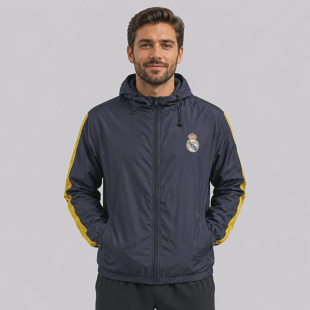 Jaqueta Real Madrid Corta Vento Masculina