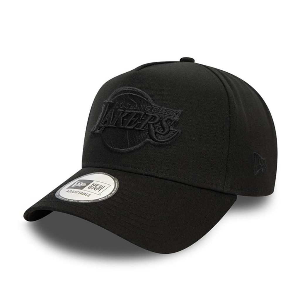 Bone New Era 9Forty A-Frame Snapback Los Angeles Lakers Masculino