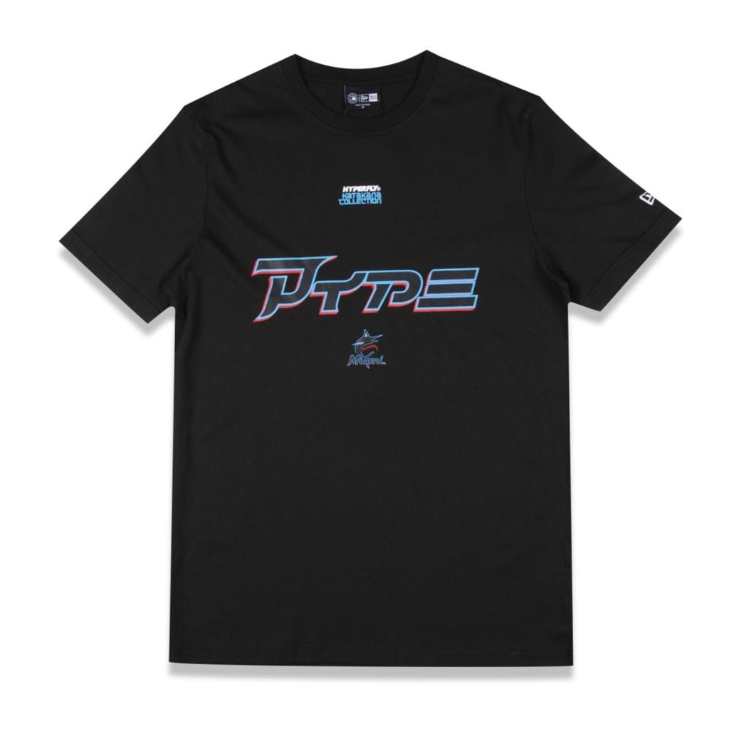 Camiseta New Era Regular Miami Marlins MLB Hyperfly Masculina