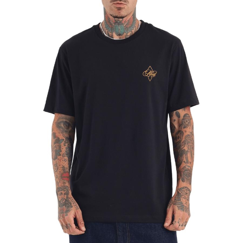 Camiseta MCD Regular com Aviamentação Sub - Masculina