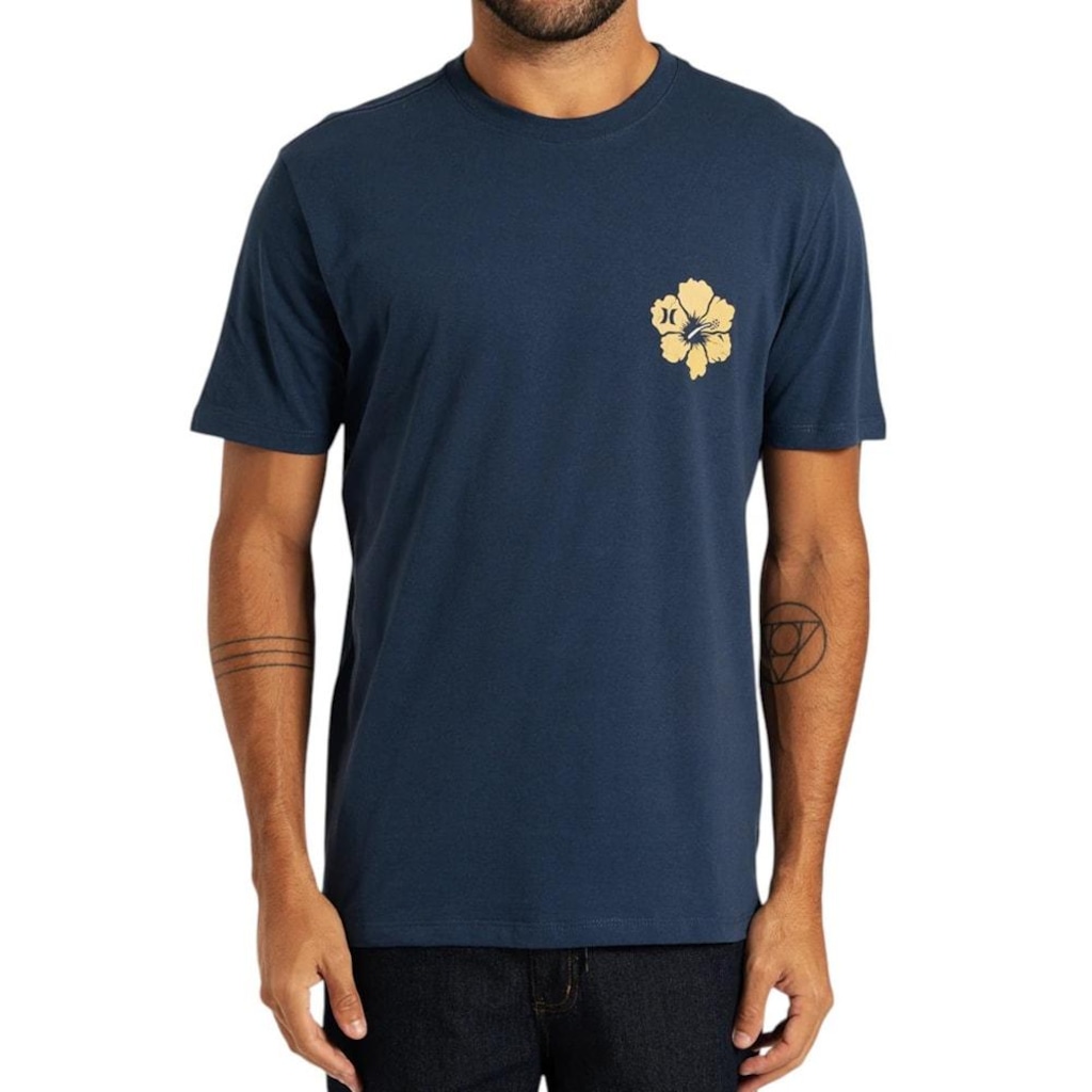 Camiseta Hurley Hibiskull - Masculina