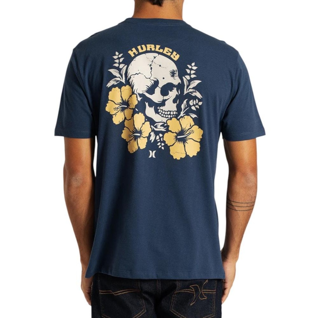 Imagem 2 do produto Camiseta Hurley Hibiskull - Masculina