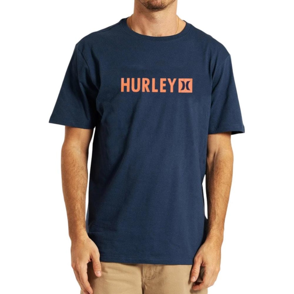 Camiseta Hurley Silk Square- Masculina