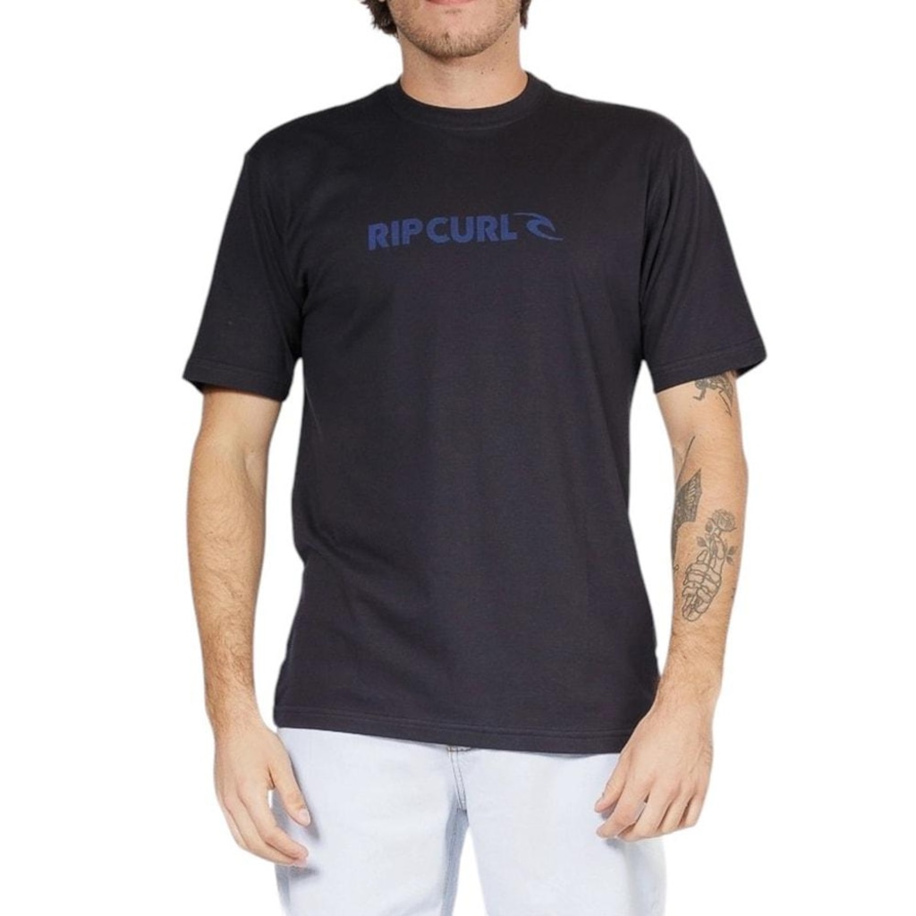 Camiseta Rip Curl New Icon Sphere Washed - Masculina