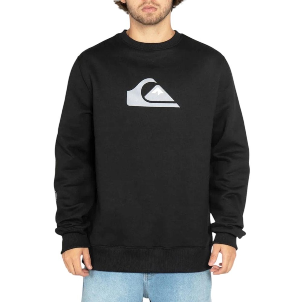 Blusão de Moletom Quiksilver Comp Logo - Masculina