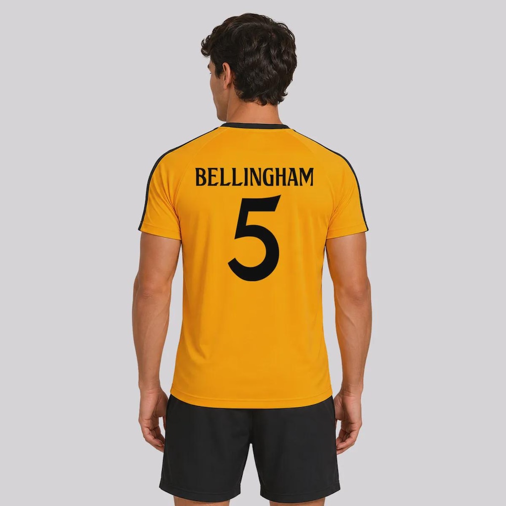 Camisa Real Madrid Dry Fit 5 Bellingham Masculina