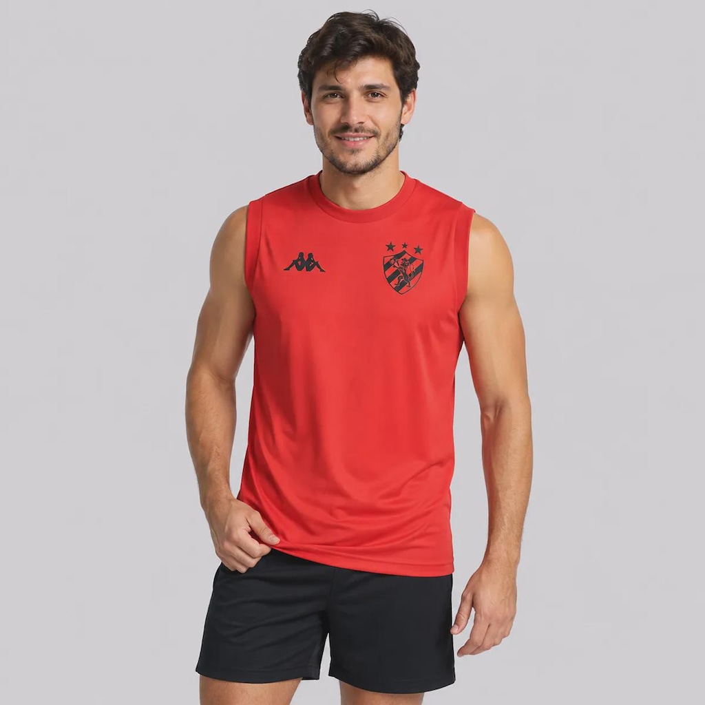 Camiseta Regata do Sport Recife Supporter Essence 26/27 Kappa Masculina