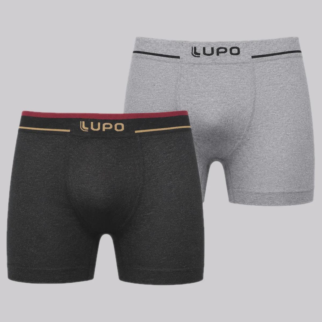 Kit Cueca Boxer Lupo Masculino - 2 Unidades
