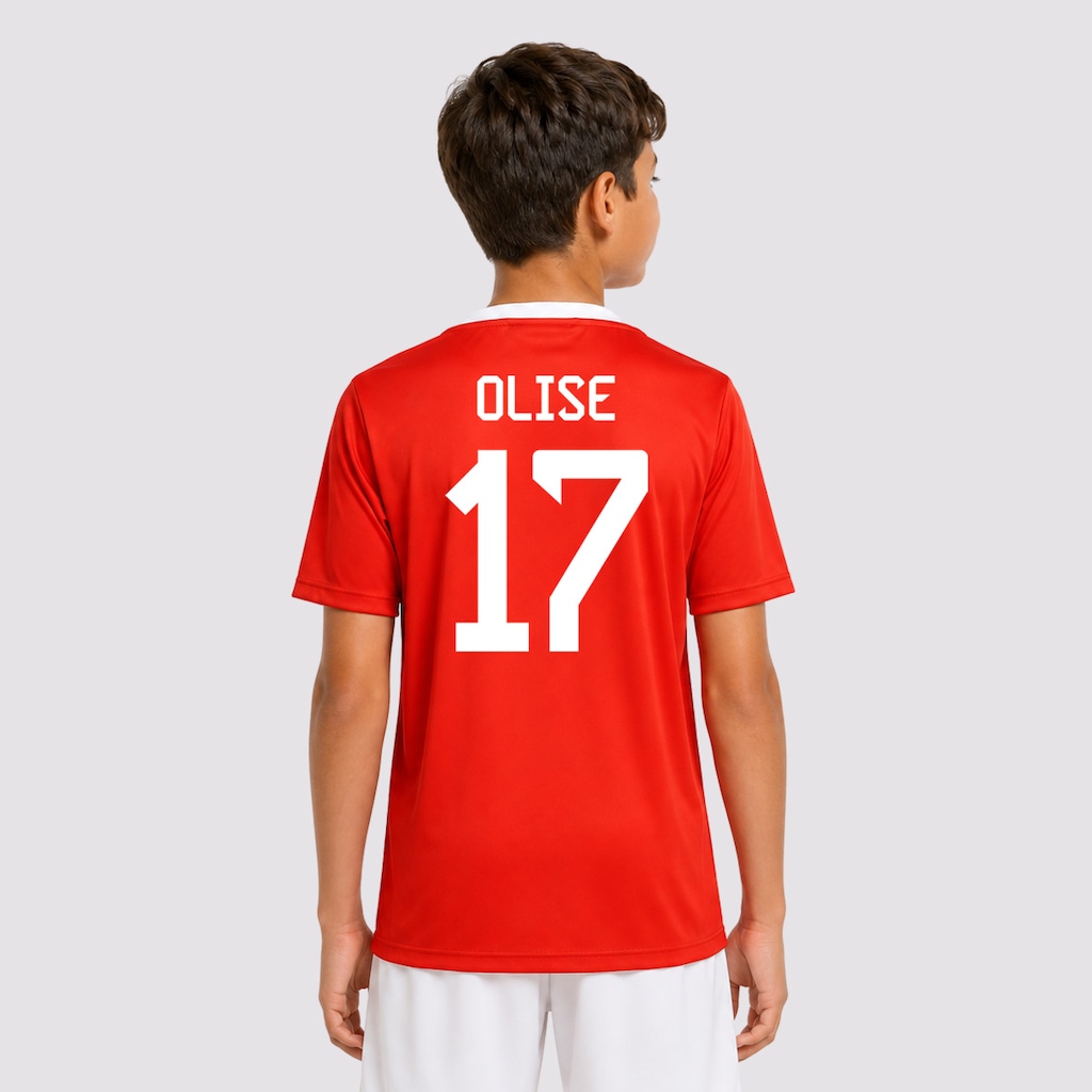 Camisa Bayern de Munique 17 Olise Infantil