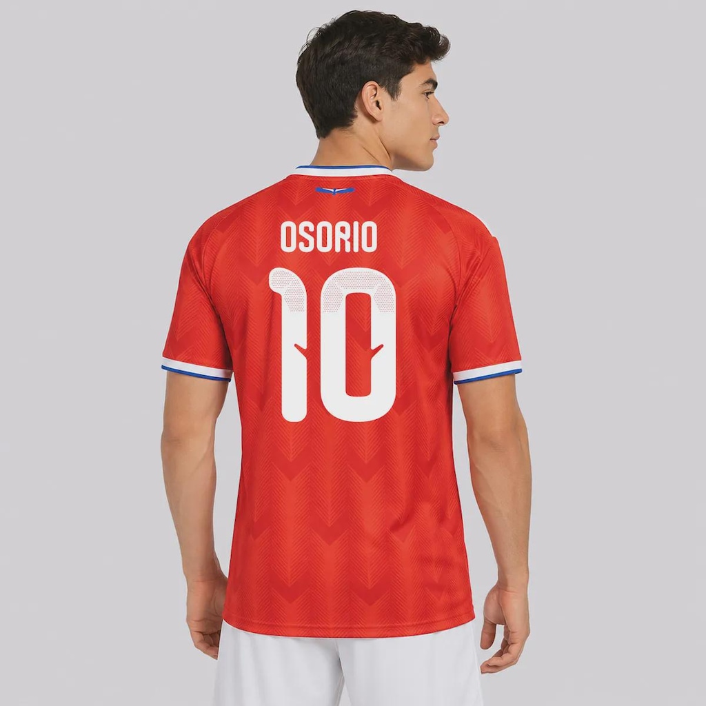 Camisa Chile Home 26/27 10 D. Osorio Adidas Masculina