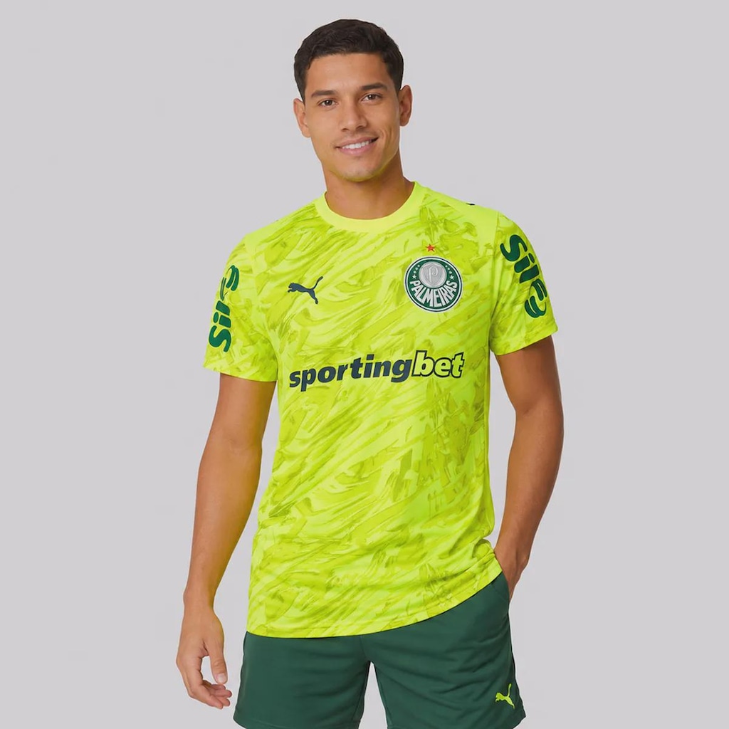 Camisa do Palmeiras Goleiro III 26/27 Patch Libertadores Puma Masculina