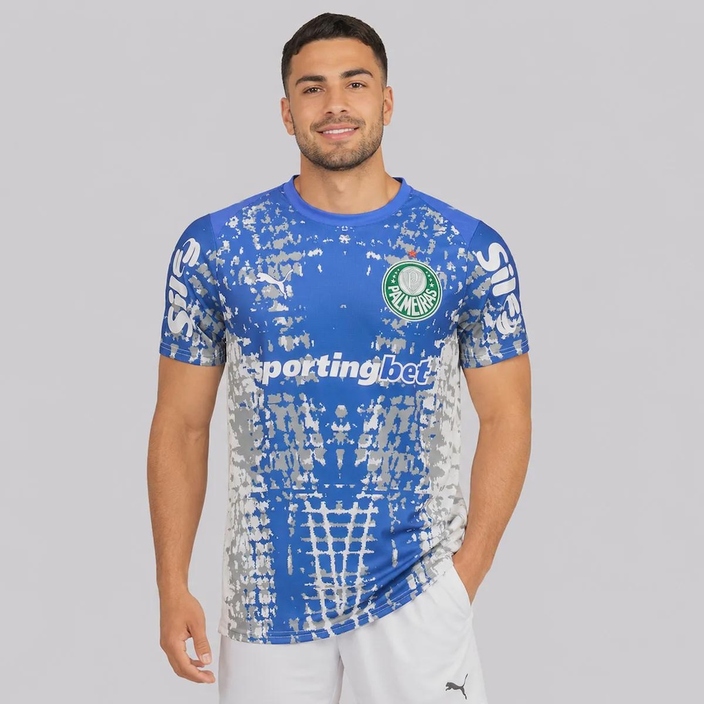 Camisa de Goleiro do Palmeiras Edição Especial 26/27 Patch Libertadores Puma Masculina