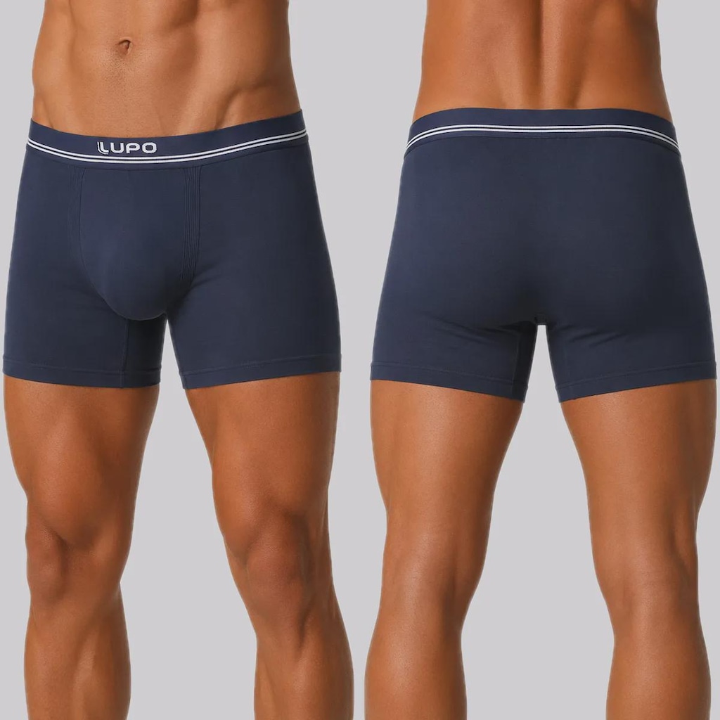 Imagem 3 do produto Kit Cueca Boxer Lupo Sem Costura Masculino - 2 Unidades