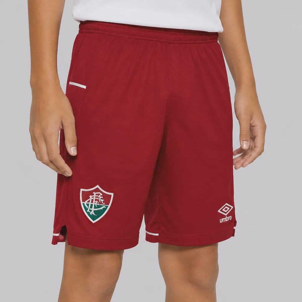 Imagem 2 do produto Calção Umbro Fluminense II 2025 Infantil