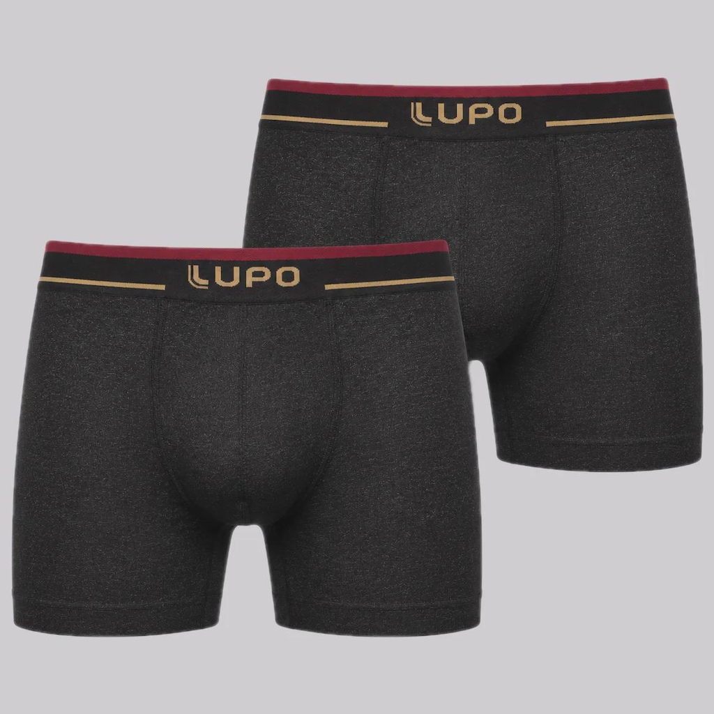 Kit Cueca Boxer Lupo 2 Unidades Masculino
