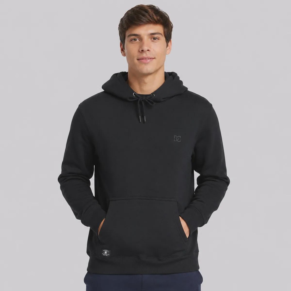 Blusão de Moletom DC Embroidery Fech Masculina