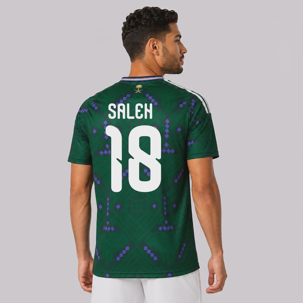 Camisa Arábia Saudita Home 26/27 18 S. Abu Al-Shamat Adidas Masculina