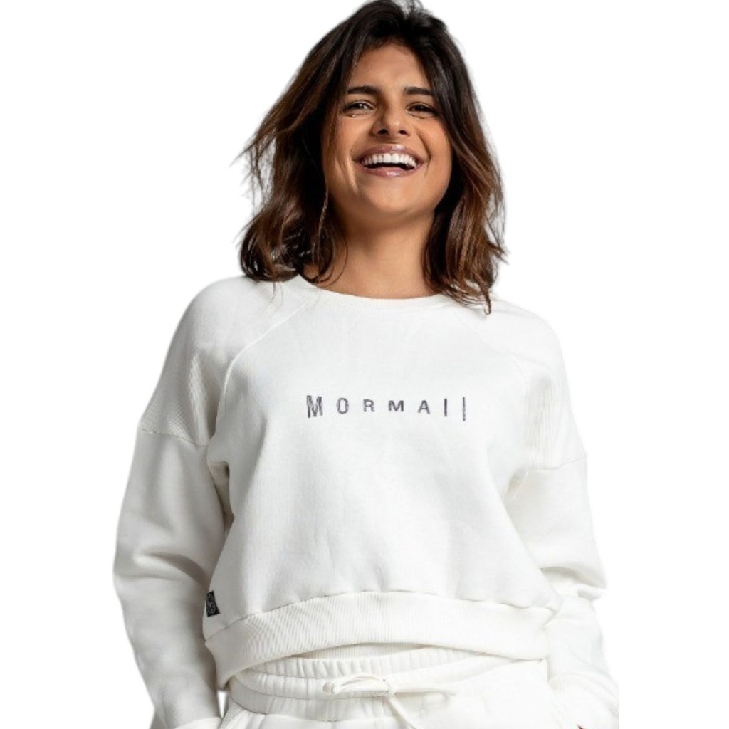 Blusa de Moletom Beach Tennis Mormaii Vitória Marchezini - Feminina