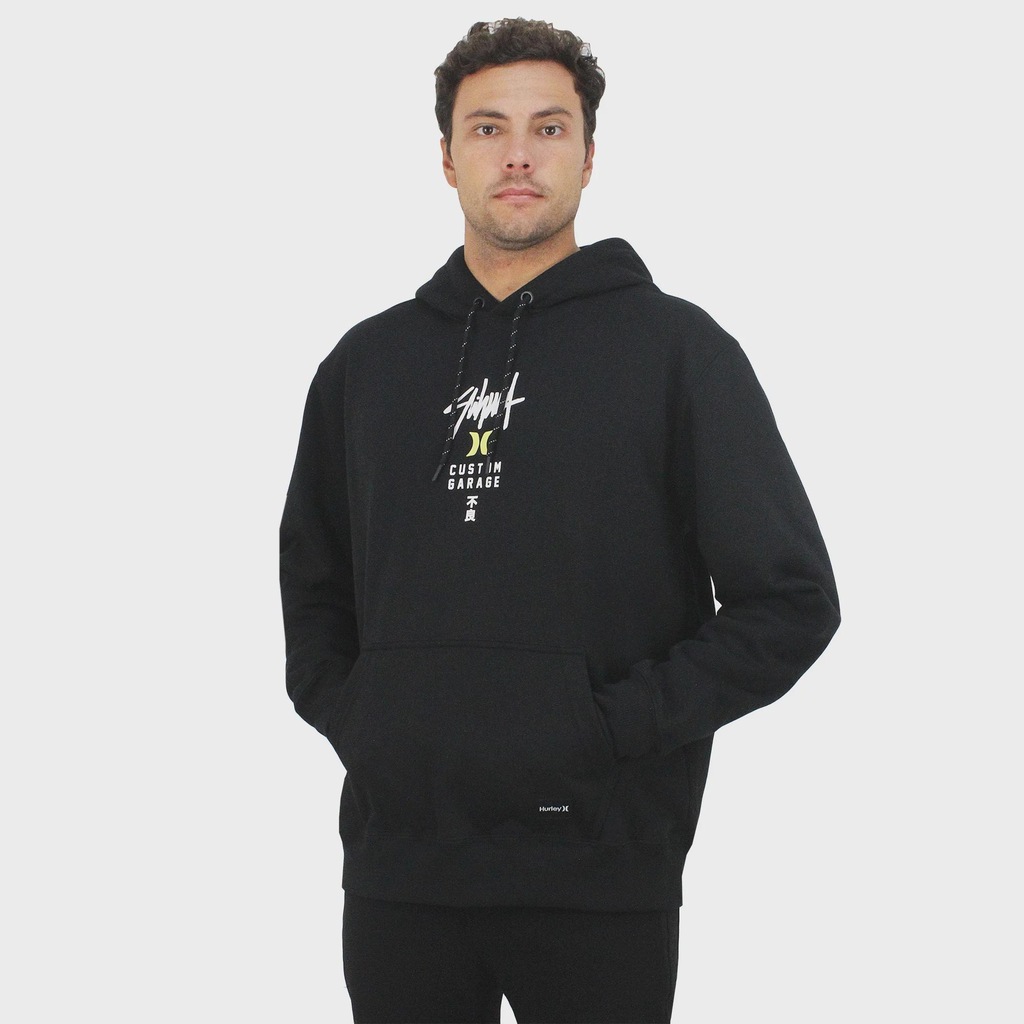Moletom Hurley Canguru x Shibuya Signature Block Party - Masculino
