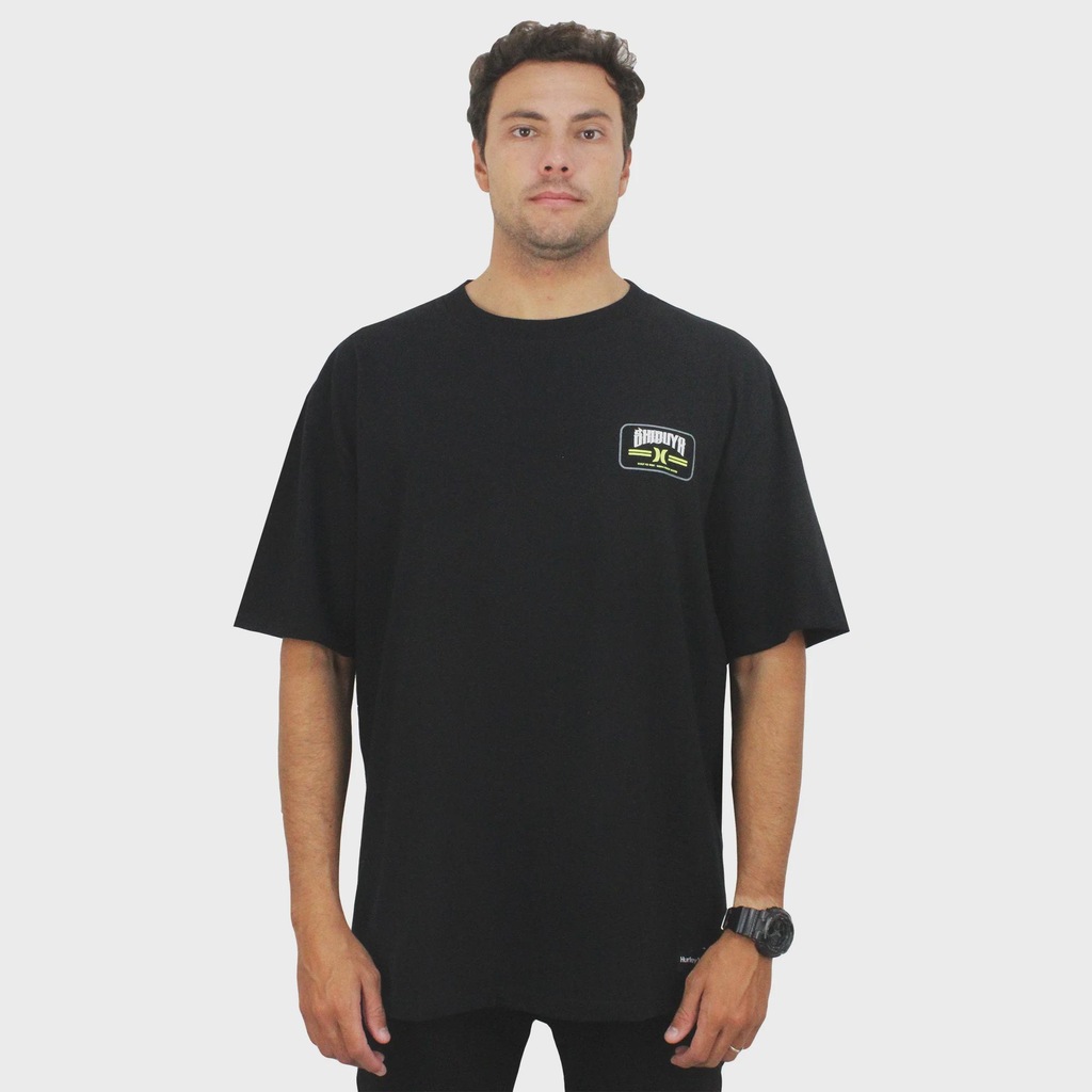 Imagem 5 do produto Camiseta Max Fit Hurley x Shibuya Logo Escama Black - Masculina