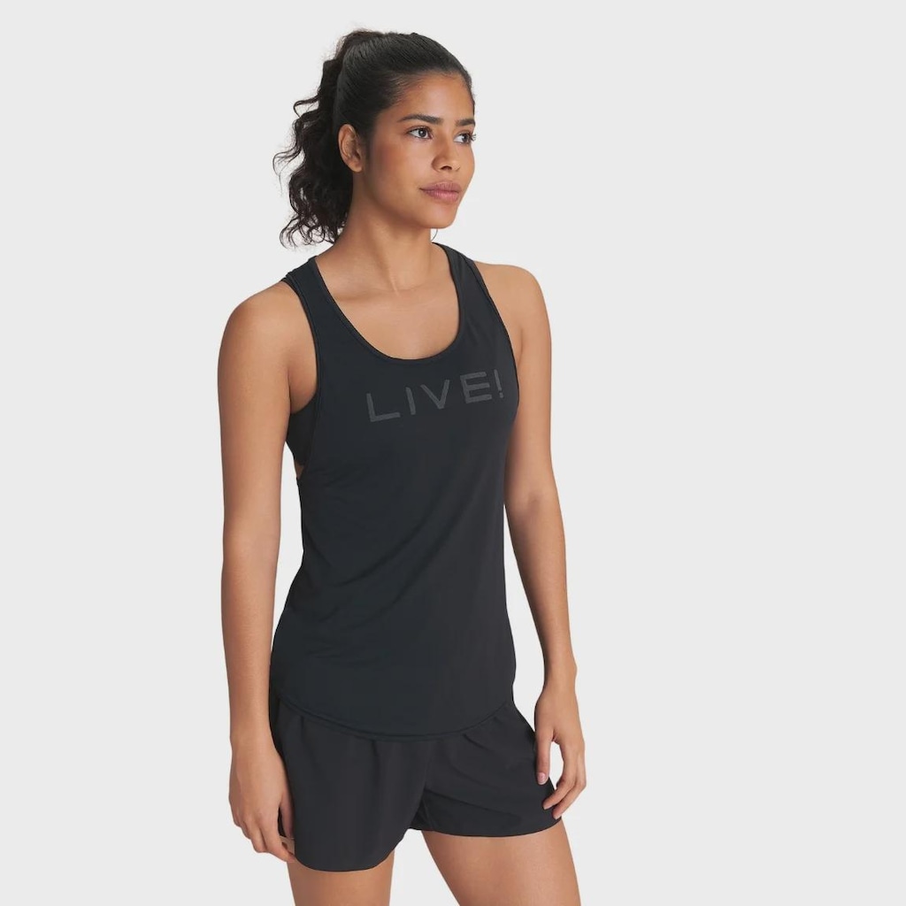 Camiseta Regata Feminina Live! Comfort