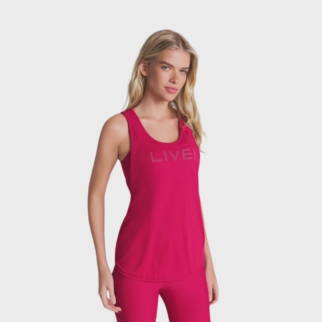 Camiseta Regata Feminina Live! Comfort