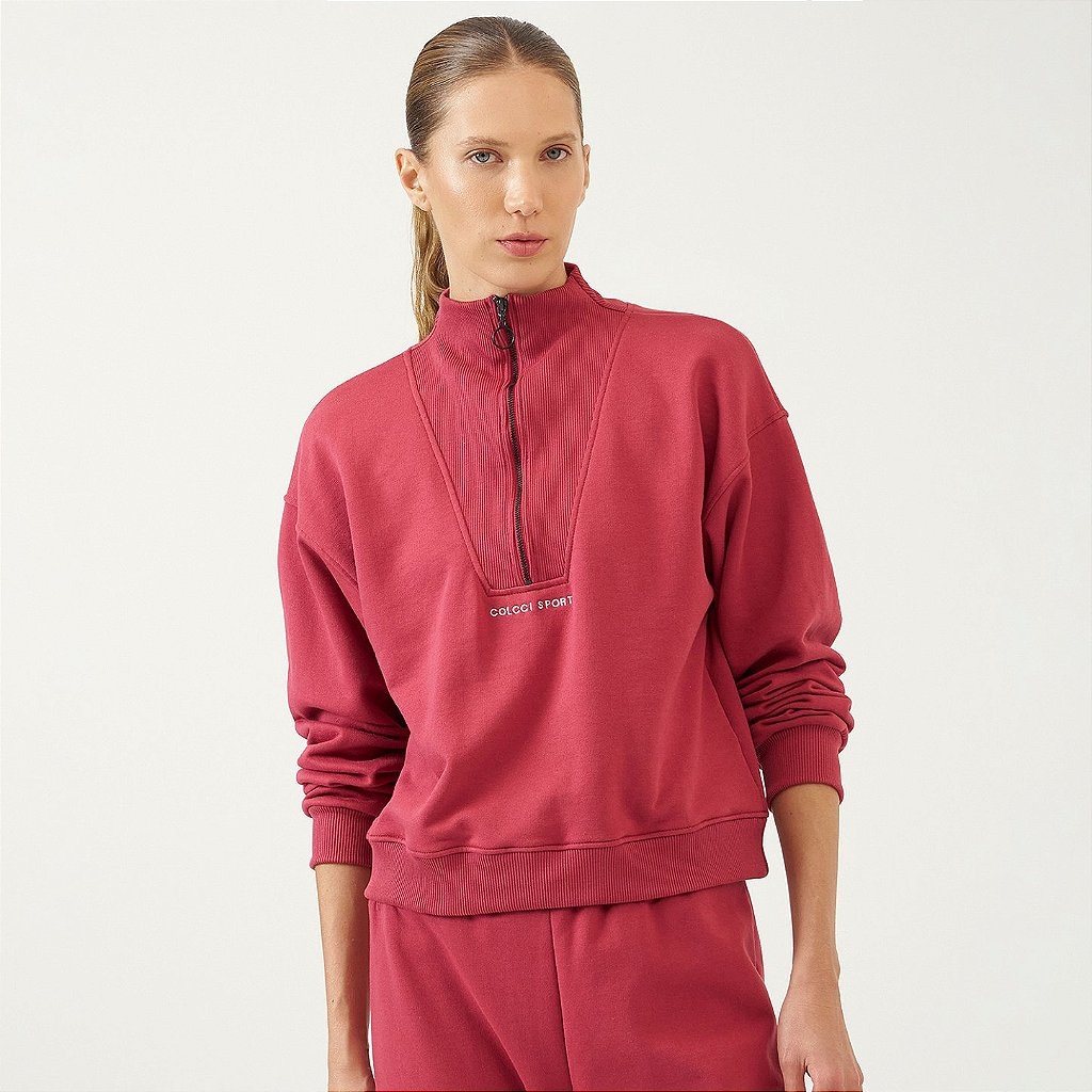 Blusão Cropped Colcci com Zíper Frontal WT26 - Feminino