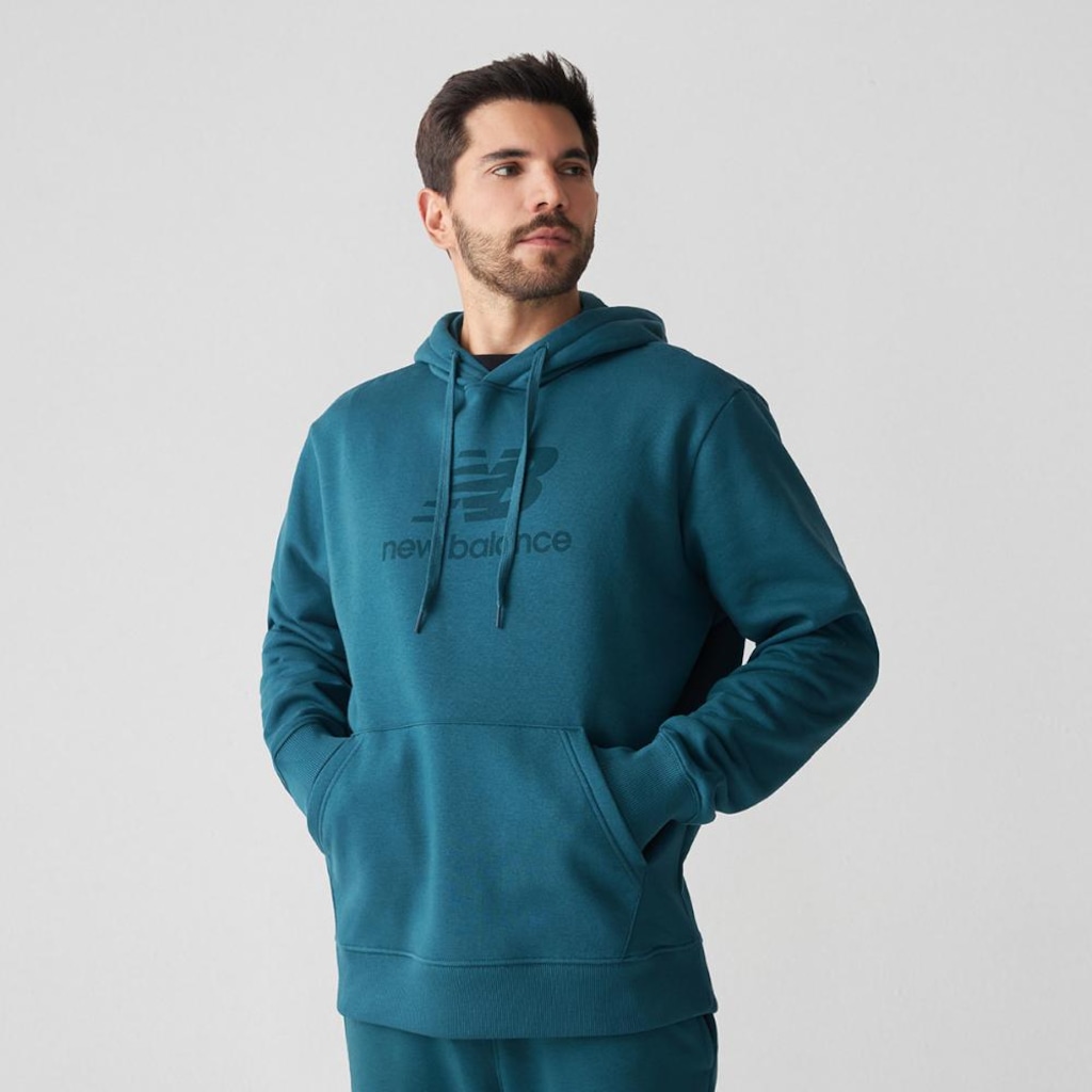 Casaco New Balance Com Capuz Essentials Basic Masculino