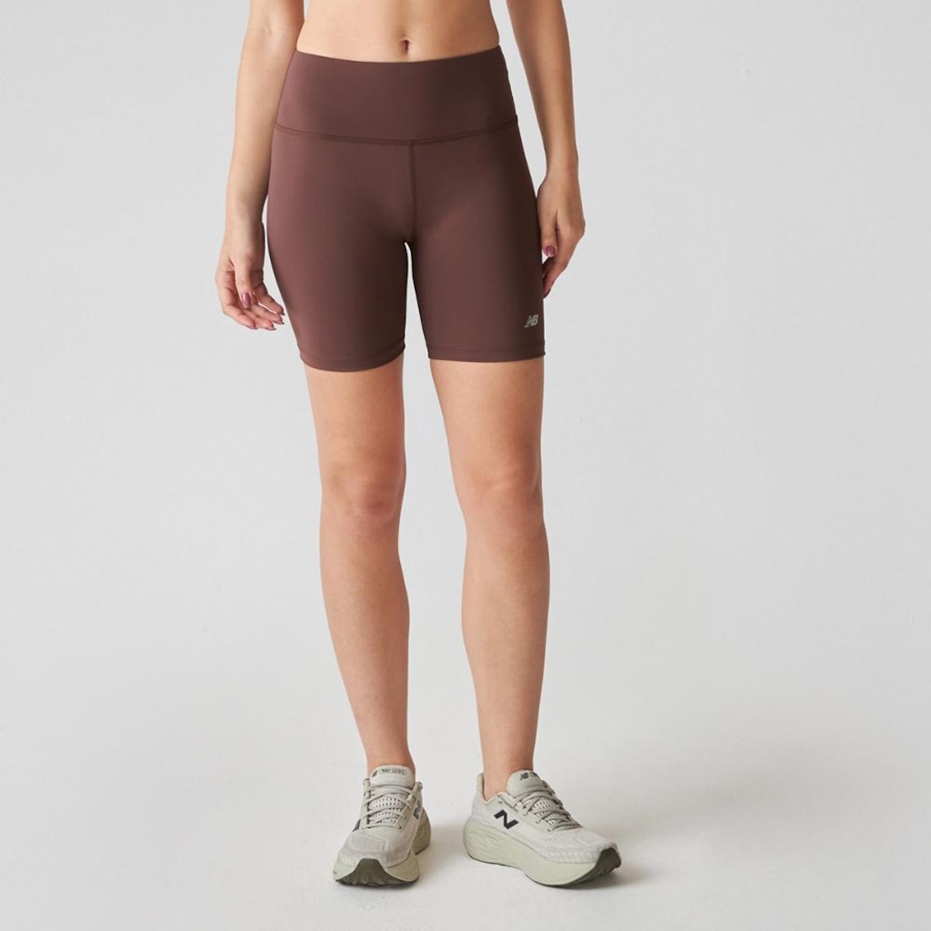 Shorts New Balance Harmony High Rise 6" Feminino