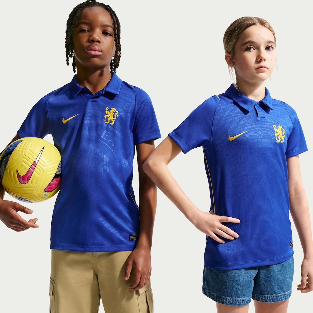 Camisa Chelsea I 26/27 Torcedor Pro Nike Infantil