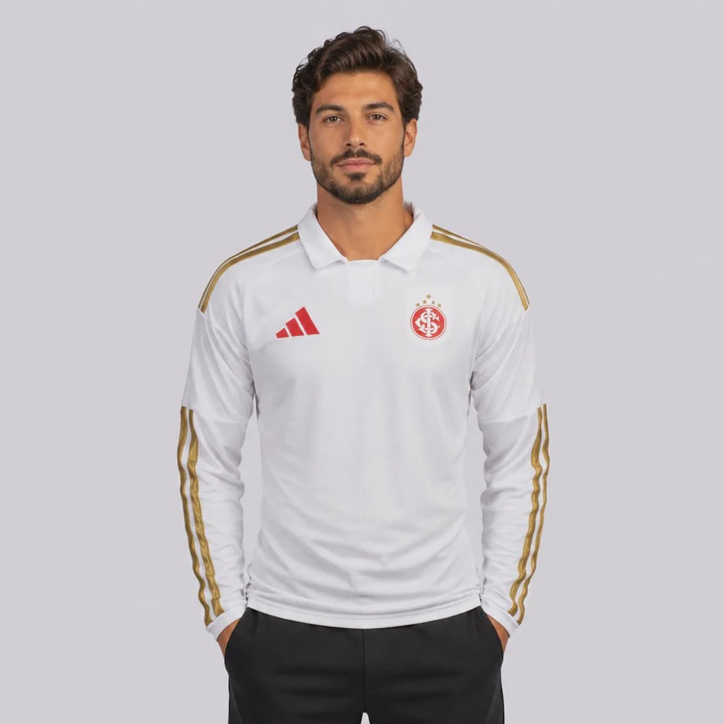Camisa do Internacional II 26/27 Manga Longa Adidas Masculina