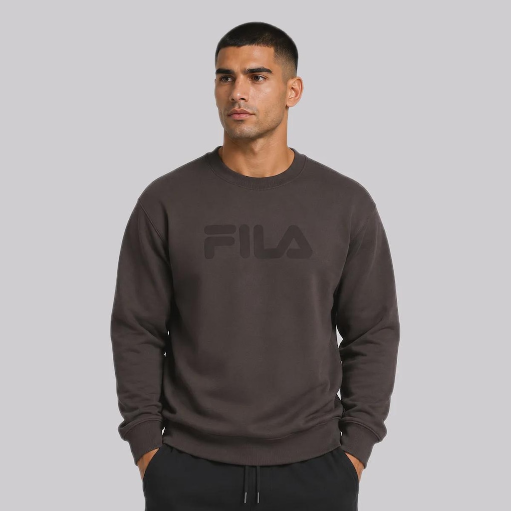 Blusão de Moletom Fila Comfort Letter III Logo Masculino