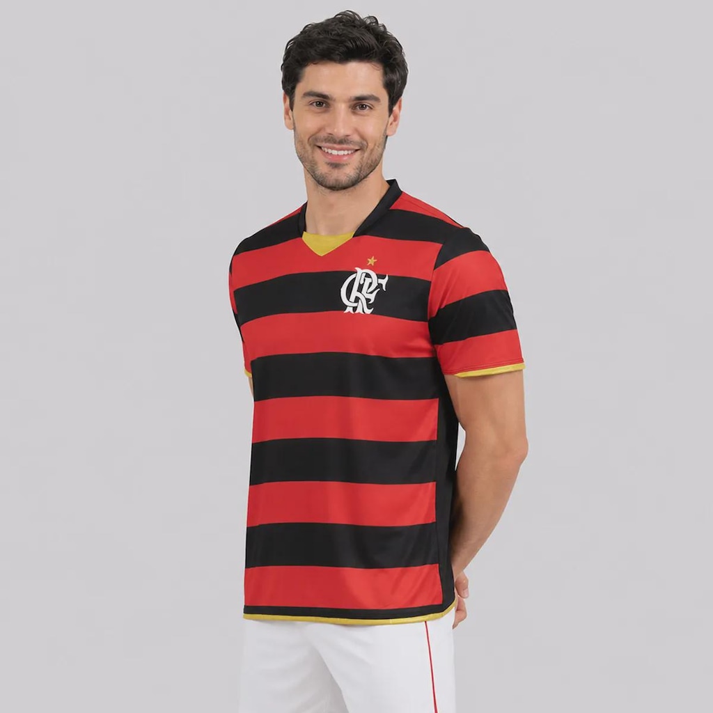 Imagem 2 do produto Camisa do Flamengo Retrô 2008 Masculina