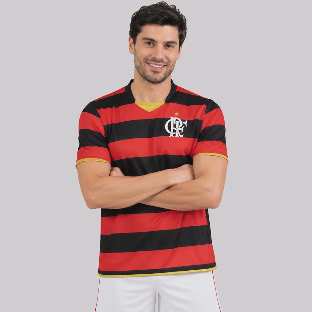 Imagem 3 do produto Camisa do Flamengo Retrô 2008 Masculina