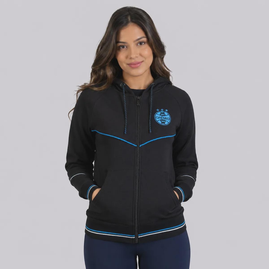 Jaqueta do Grêmio Moletom Cuts Feminina