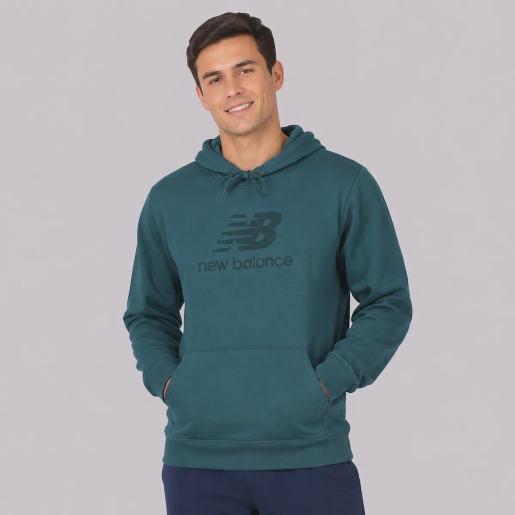 Blusão de Moletom New Balance Essentials com Capuz Masculina