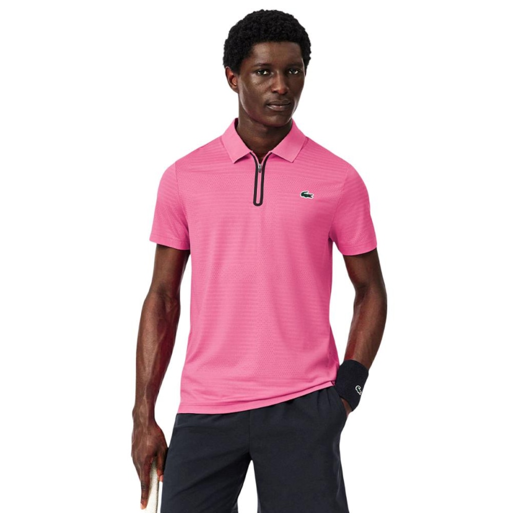 Camisa Polo Lacoste Tennis Ultra Dry Stretch Jacquard - Masculina