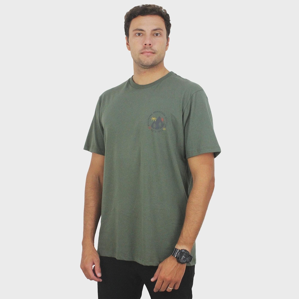 Camiseta Billabong Rockies II Light Green - Masculina