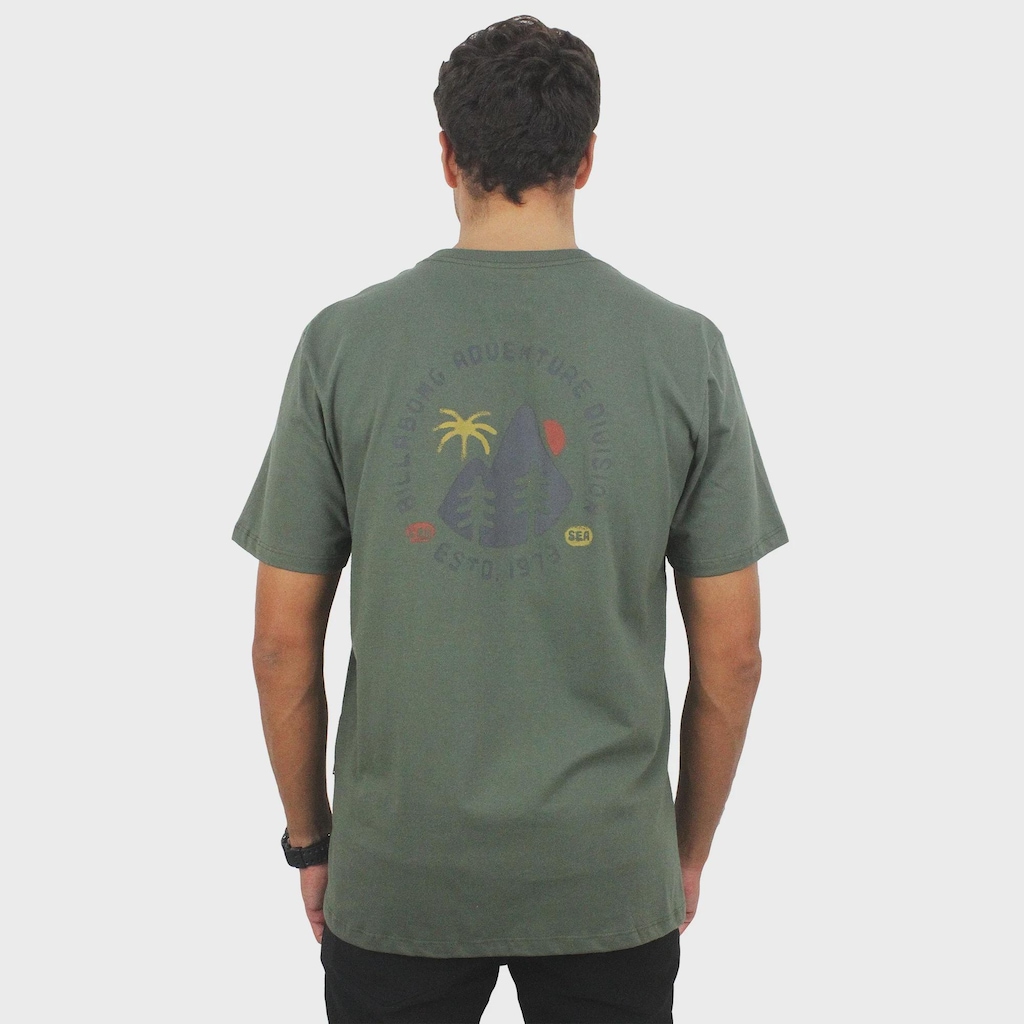 Imagem 2 do produto Camiseta Billabong Rockies II Light Green - Masculina