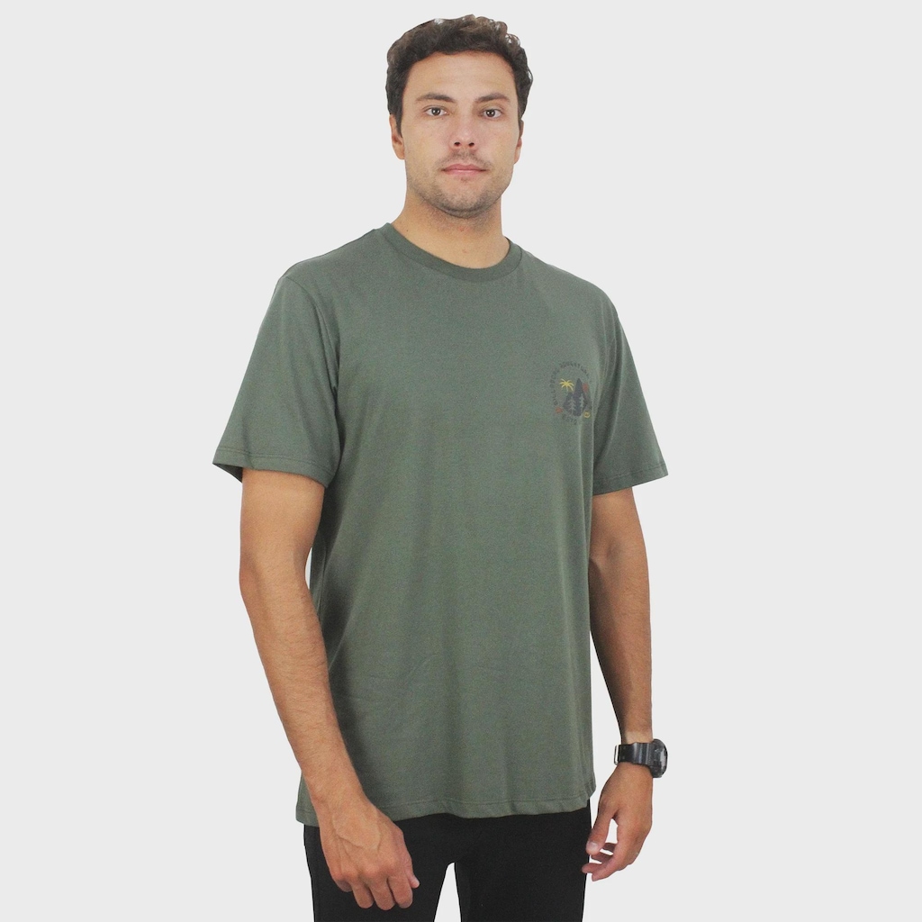 Imagem 3 do produto Camiseta Billabong Rockies II Light Green - Masculina