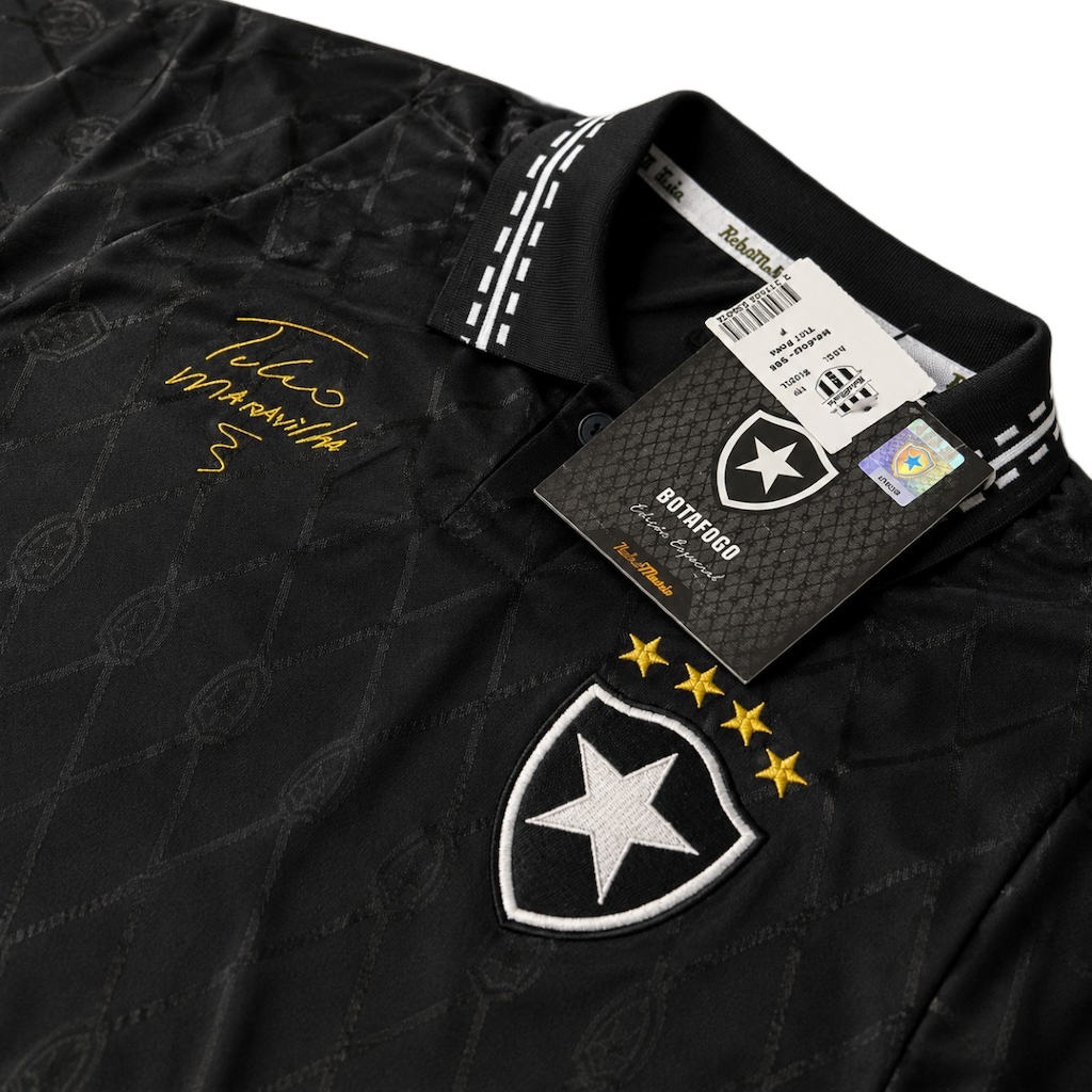 Imagem 3 do produto Camisa do Botafogo Polo Retrô 1995 Túlio RetrôMania - Masculina