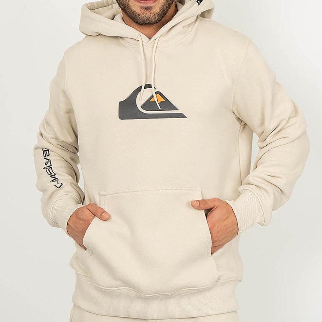 Moletom Quiksilver Canguru Comp Logo WT26 - Masculino