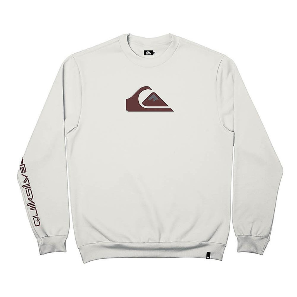 Moletom Quiksilver Careca Comp Logo WT26 - Masculino