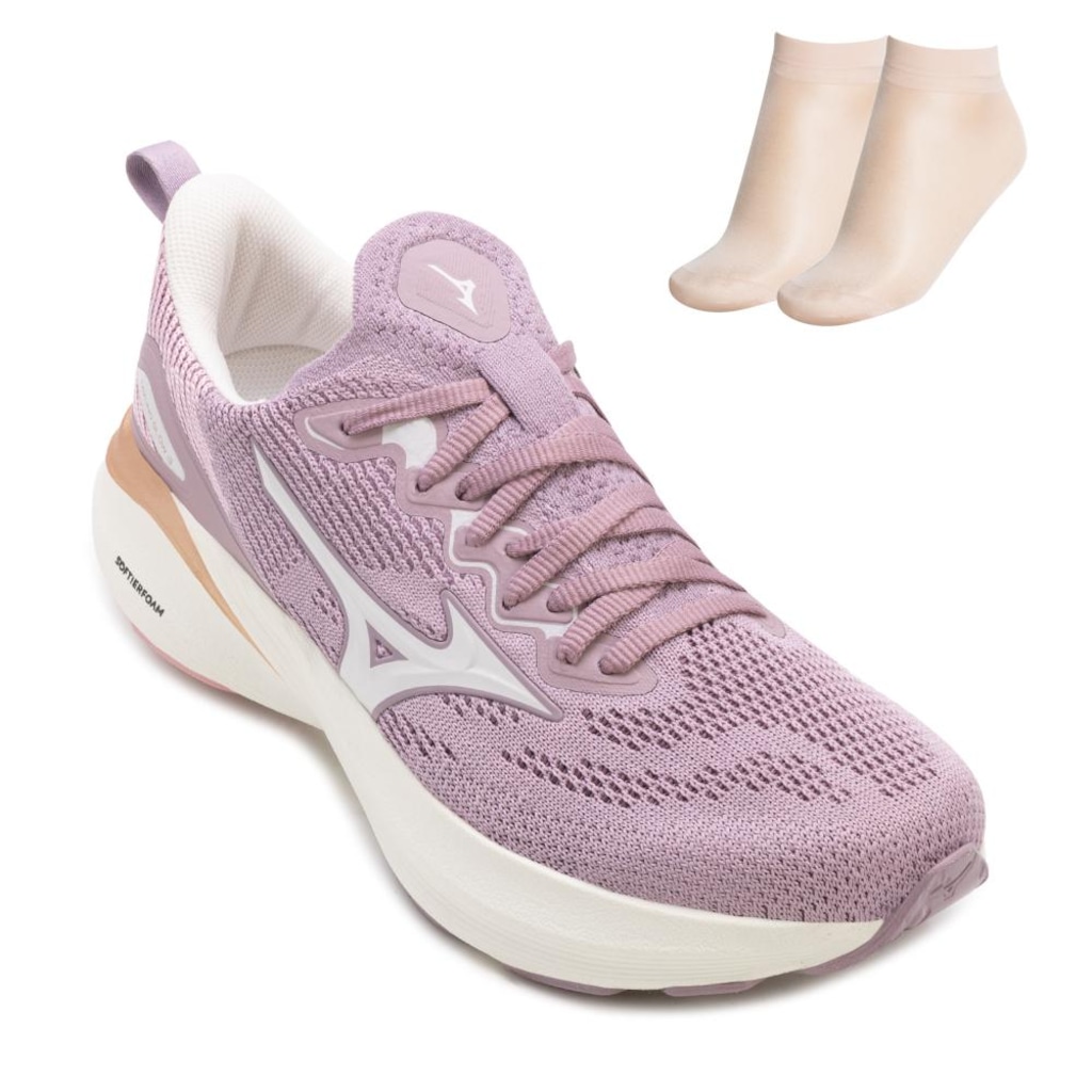 Imagem 2 do produto Tênis Feminino Running Mizuno LC Glow 3 e Meia MZ26