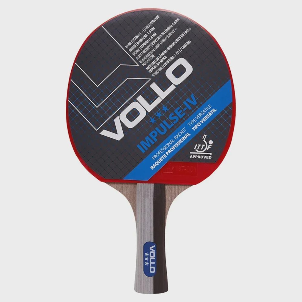 Raquete de Tênis de Mesa Vollo Impulse IV VT604-4