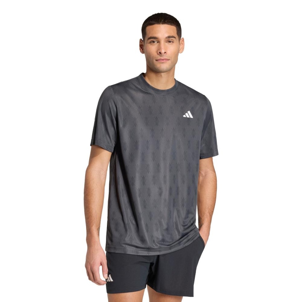 Camiseta Estampada adidas Club Tennis Climacool Masculina