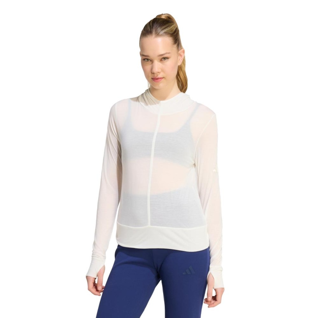 Blusão com Capuz adidas Soft Lux Sheer Feminino