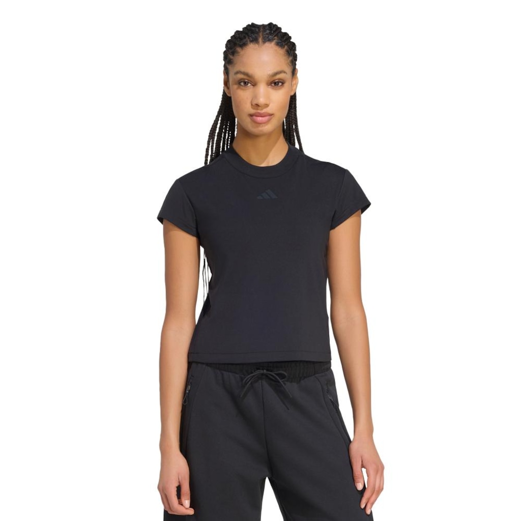 Camiseta Baby Look adidas Z.N.E. Feminina