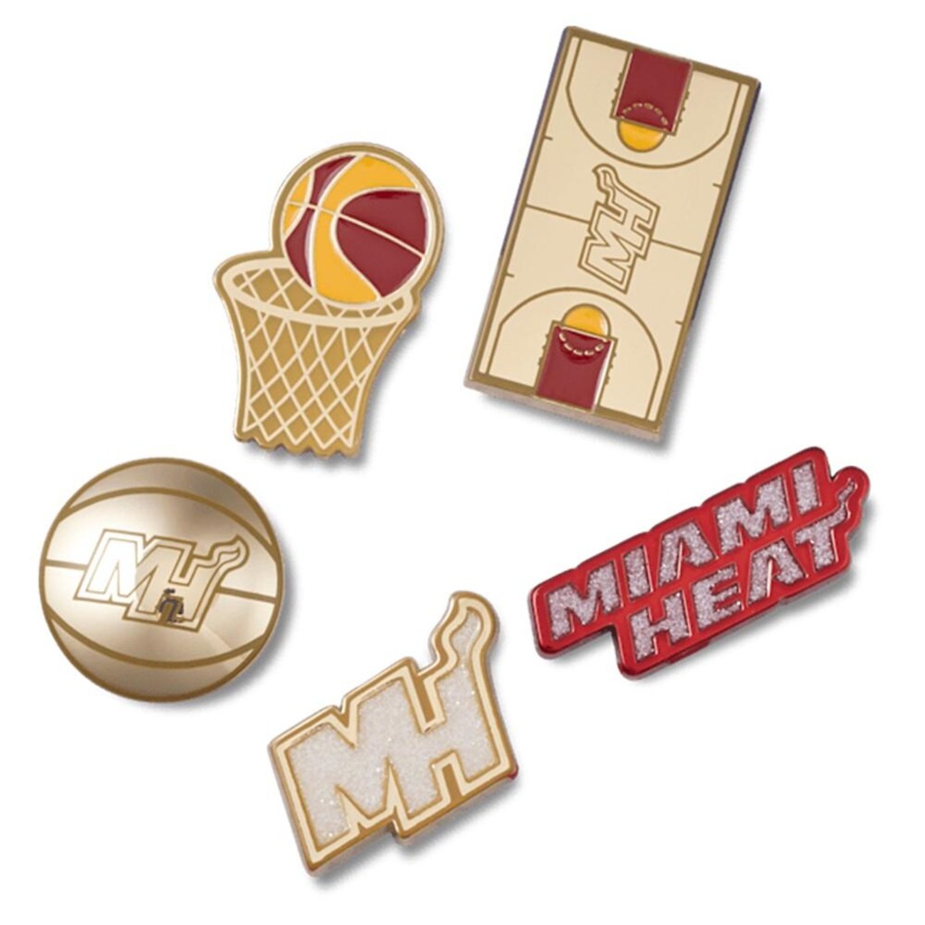 Jibbitz™ Crocs NBA Miami Heat Pack 5